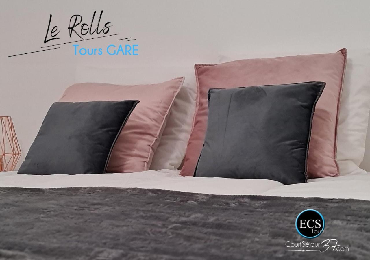"Le Roll'S" - 1 Chambre - 5 Couchages - Calme - Terrasse - Parking Prive 图尔 外观 照片